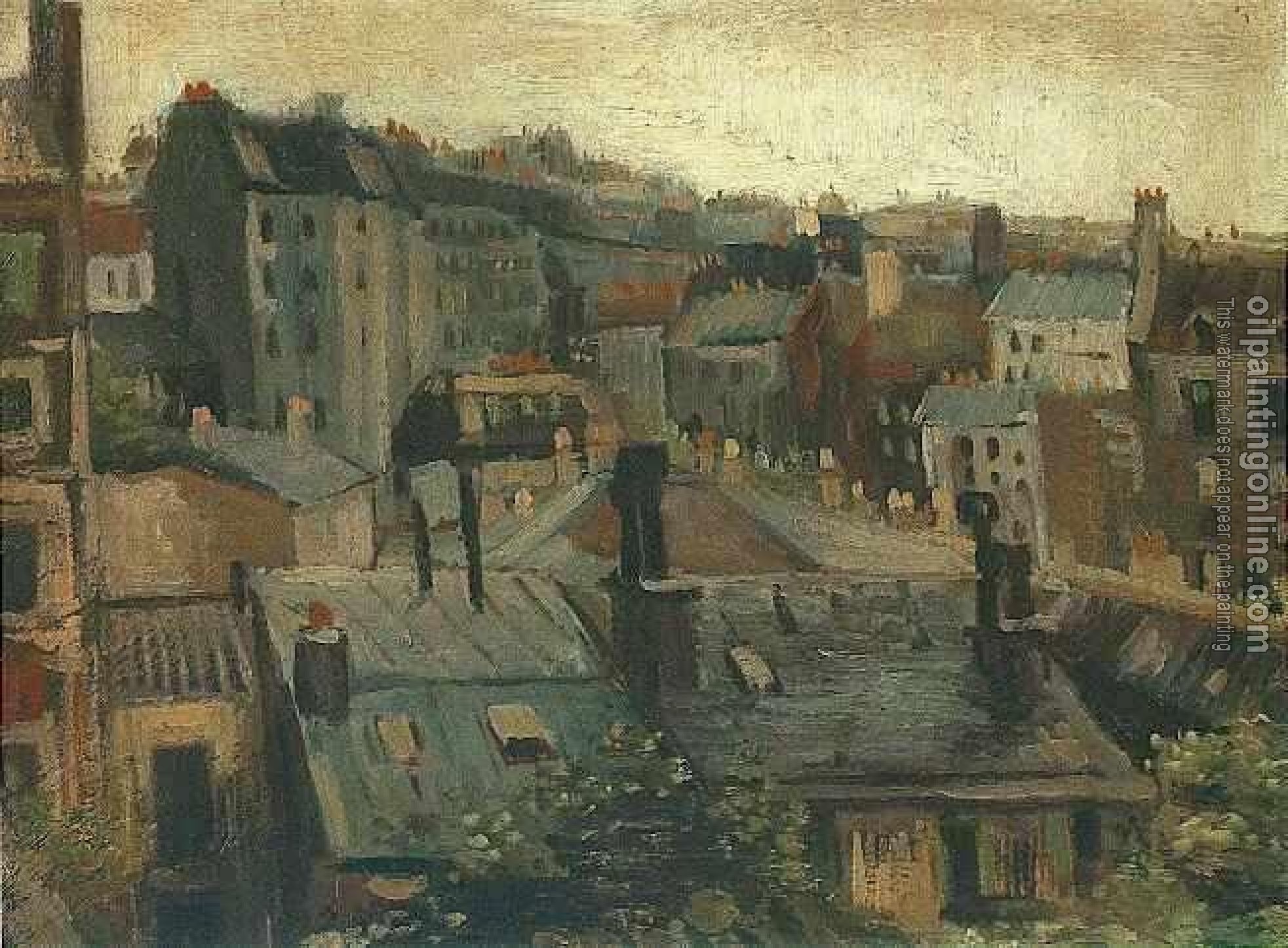 Gogh, Vincent van - View of the Roofs of Paris